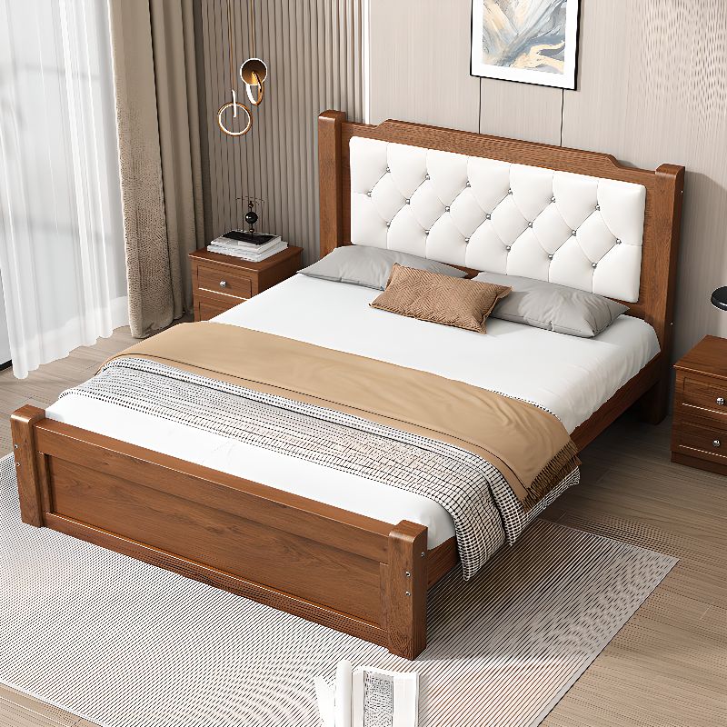 Tempat Tidur Kayu Jati Headboard Modern