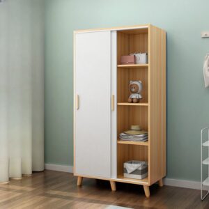 Lemari Pakaian Minimalis 2 Pintu Soft Close