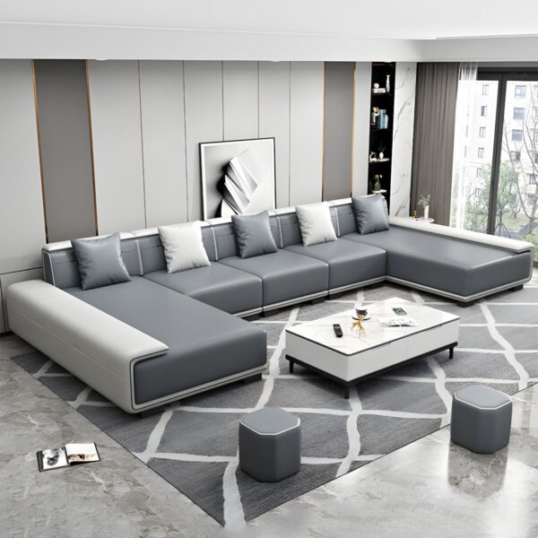 Sofa Sudut Leter U Minimalis Modern Mewah