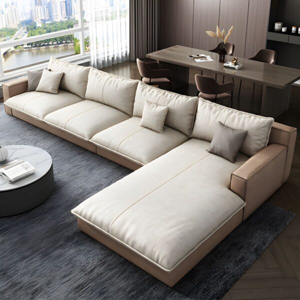 Sofa Sudut Sectional Scandinavian Mewah