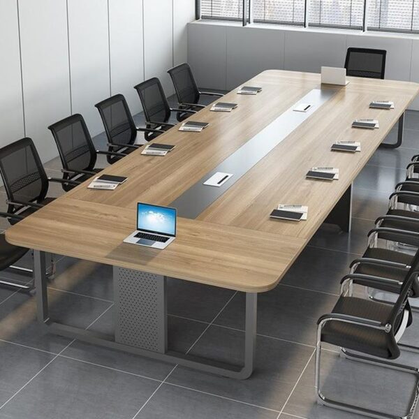 Meja Meeting Kantor 12 Orang Desain Minimalis Modern