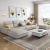 Sofa Leter L Minimalis Modern Mewah